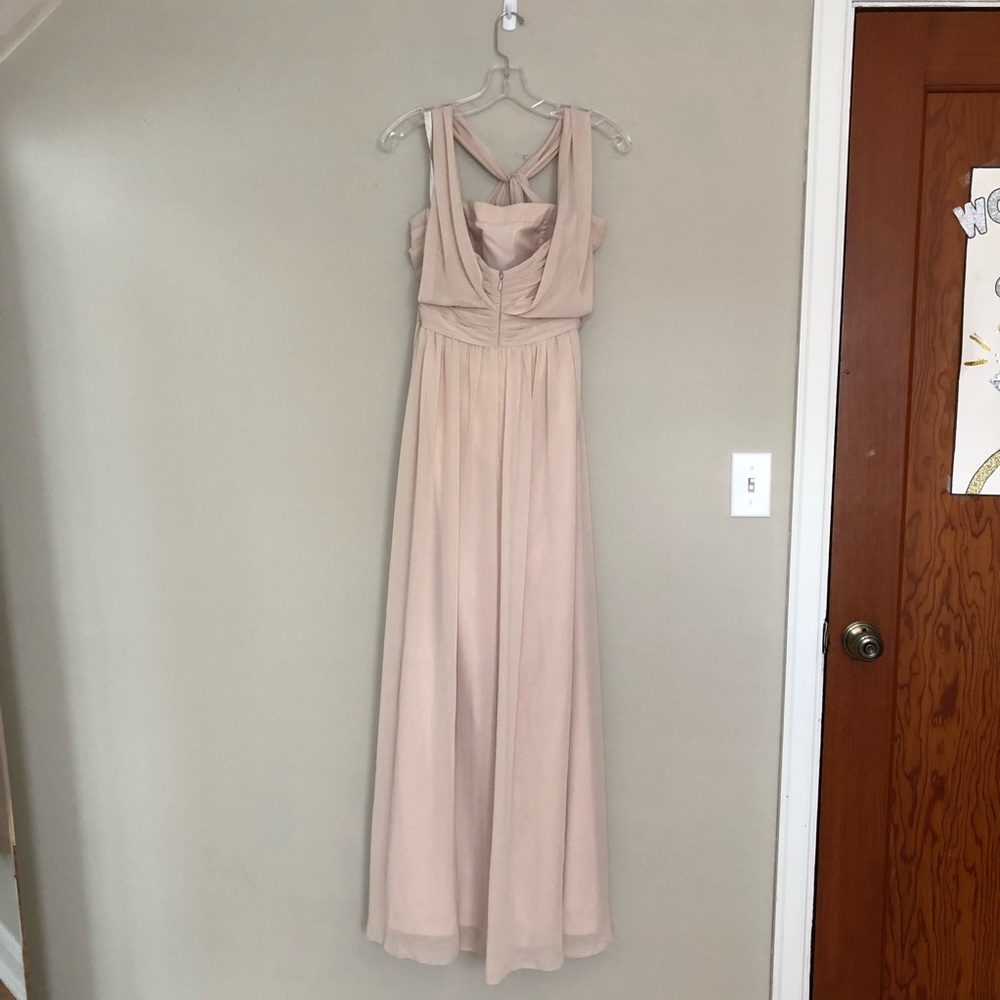 Champagne Colored Bridesmaid Dress - Picture 4 of 4
